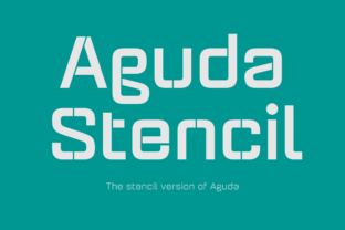 Aguda Stencil Family: A Bold Choice for Modern Branding