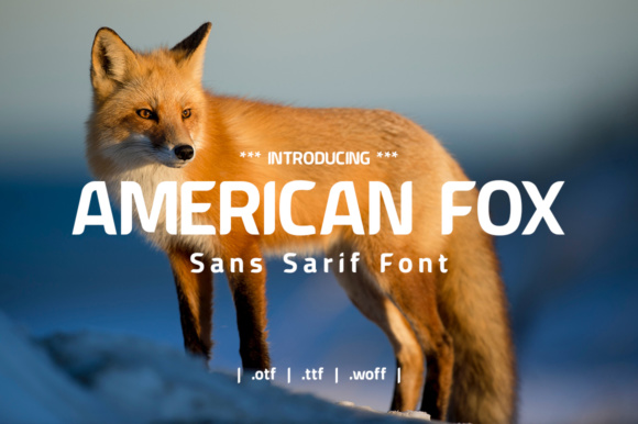 American Fox: A Bold Sans Serif Font for Modern Web Design