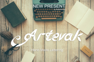 Artevak: A Bold Tribal Typeface for Digital Design
