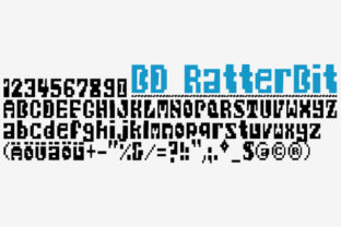 BD RatterBit: A Funky Pixel Font for Unique Branding
