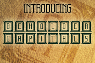 Beholder Capitals: A Distinctive Typeface for Editorial Impact