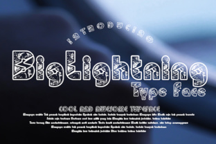 BigLightning: A Dynamic Decorative Font for Web Headers