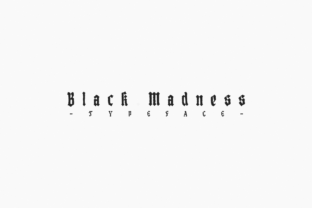 Black Madness: A Bold Blackletter Font for Editorial Design