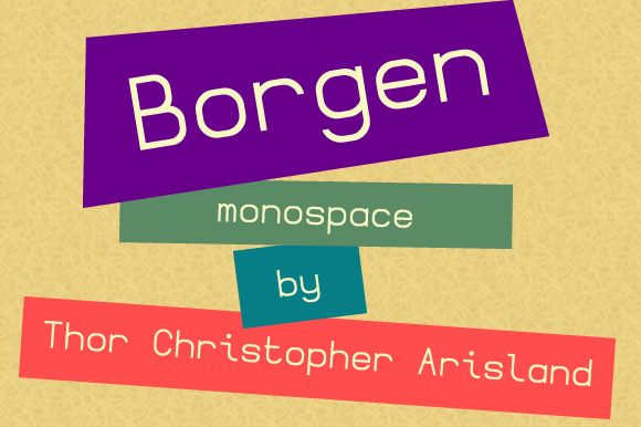 Borgen Monospace: A Clean Typeface for Modern Web Design