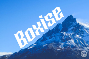 Boxise Review: A Modern Blackletter for Bold Branding