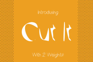 Cut It: A Sharp, Playful Display Font for Bold Branding