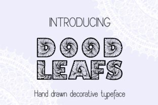 Doodleafs: A Hand-Drawn Typeface for Authentic Branding