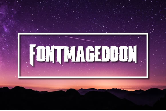 Fontmageddon: A Handmade Typeface for Makers