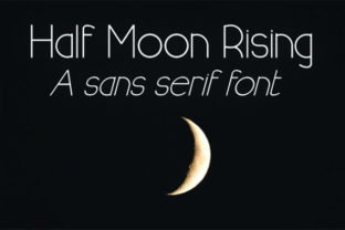 Half Moon Rising: A Calm Sans Serif for Editorial Design