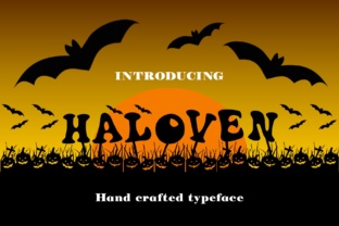 Haloven Font Review: A Spooky Display Typeface for Web Design