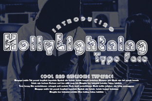 HollyLightning: A Decorative Typeface for Editorial Impact