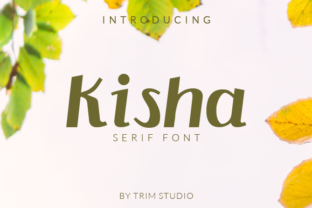 Kisha: A Hand-Drawn Serif Font for Editorial Calm