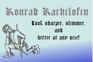 Konrad Kachelofen: A Historic Blackletter Font for Modern Editorial Design