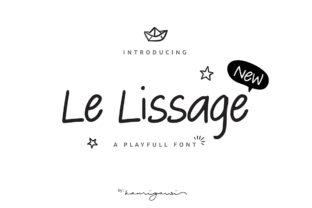 Le Lissage: A Playful Sans Serif Font for Editorial Design