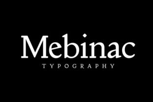Mebinac Medium: A Serif Font for Modern Web Design