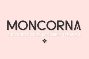 Moncorna: A Rounded Sans Serif Font for Modern Branding