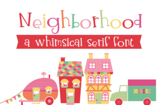 PN Neighborhood: A Whimsical Serif Font for Handmade Brands