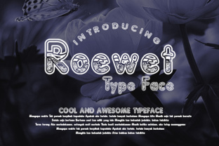 Roewet Font Review: A Bold Decorative Typeface for Campaigns