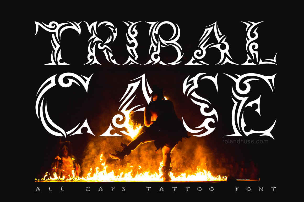Tribal Case Font: A Bold Choice for Brand Identity