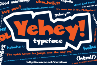 Yehey: The Friendly Sans Serif Font for Small Business Branding
