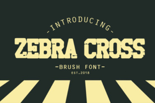 Zebra Cross: A Bold Blackletter Font for Campaign Impact